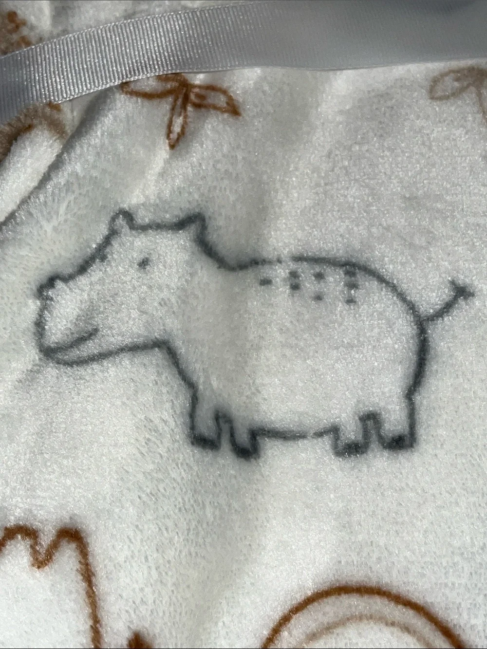 Hippo Rhino Zebra Giraffe Gator  security Blanket throw Baby Boy  Girl Gift